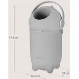 Lionelo Purebin kanta za plenice, siva | Shoptok.si