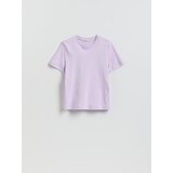 Reserved Majica od merceriziranog pamuka - boja lavande | shoptok.hr