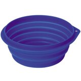 Nobby zložljiva silikonska potovalna posoda 1l - modra | Shoptok.si