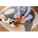 Lorena Canals Sivi/krem periv/ručno rađen vunen dječji tepih ø100 cm Astromouse – | shoptok.hr