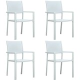  5-dijelni vrtni blagovaonski set bijeli | Eponuda.com