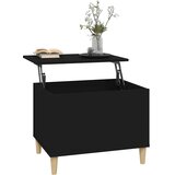  Stolić za kavu crni 60 x 44,5 x 45 cm od konstruiranog drva | shoptok.hr