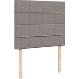 vidaXL Box spring postelja z vzmetnico taupe 120x190 cm blago, (21306572) | Shoptok.si