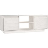 vidaXL TV omarica bela 110x30x40 cm trdna borovina | Shoptok.si
