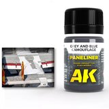 AK Interactive Paneliner for grey and blue camouflage Cene