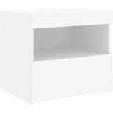  Noćni ormarić s LED svjetlima bijeli 50 x 40 x 45 cm | shoptok.hr