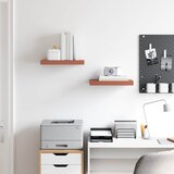  Polica na zidu 2 pcs Crvena 40 x 23,5 x 4 cm Konstruirano drvo | shoptok.hr