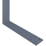  Naslon za sofu od paleta svjetlosivi 110 cm željezni | shoptok.hr