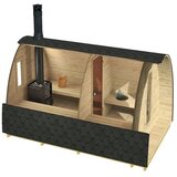 Male kuće Sauna Cabin with Extension 9 m2 Kris | shoptok.hr