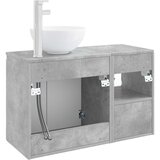  Set namještaja za kupaonicu 2 kom. Betonska siva 49,5 x 35 x 80 cm | Shoptok.si