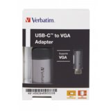 Verbatim USB-C HDMI 4k Adapter USB 3.1 GEN 1 VGA 10 cm cable Cijene