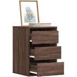 vidaXL Kotni predalnik rjavi hrast 40x41x58 cm inženirski les | Shoptok.si