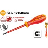  Izvijač VDE izoliran ploščati SL6,5x150mm HISD816150 | Shoptok.si