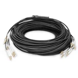 Pre-assembled Fiberglass Universal Breakout Cable, Multi Mode OM4, 8 Fibers, LC /UPC - LC /UPC