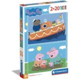 Clementoni Puzzle 2x20 Pujsa Pepa (CLE24797), (21215615) | Shoptok.si