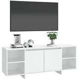 TV ormarić bijeli 130 x 35 x 50 cm od iverice | shoptok.hr