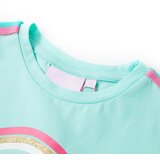  Dječja majica svijetla boja mente 116 | shoptok.hr