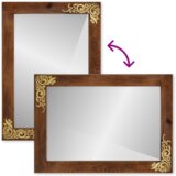 vidaXL set namještaja za kupaonicu od 2 dijela čvrstog drveta manga, kabinet za umivaonik 62x33x58 cm čvrsto drvo manga, ogledalo 50x70x3 cm čvrsto drvo manga | shoptok.hr