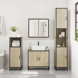  2-dijelni set kupaonskog namještaja boja hrasta sonome drveni | shoptok.hr