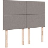 vidaXL Box spring postelja z vzmetnico taupe 140x190 cm blago, (21321572) | Shoptok.si