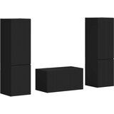  Set TV komoda 5 pcs Crna Konstruirano drvo | shoptok.hr