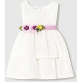 Mayoral otroška oblekica roses white | Shoptok.si