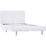  Okvir za krevet od umjetne kože bijeli 90 x 200 cm | shoptok.hr