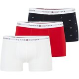 Tommy Hilfiger Underwear Bokserice 'Essential' mornarsko plava / siva / crvena / bijela Cijene