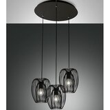  Fabas Luce 3677-47-101 - Luster na sajli CAMP 3xE27/40W/230V crna | Eponuda.com