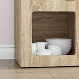  Kreveta Sonoma hrast 59 x 35 x 80.5 cm Konstruirano drvo | shoptok.hr