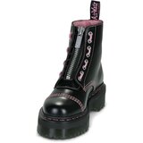 Dr. Martens Polškornji SINCLAIR HS BLACK MILLED GLOSS Črna | Shoptok.si