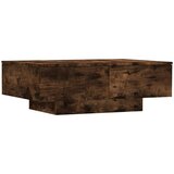 Maison Chic Klubska mizica - kavna mizica - Nizka mizica dimljeni hrast 90x60x31 cm konstruiran les, (21754050) Cene