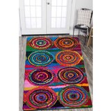 Conceptum Hypnose boule colore Şönil cotton multicolor hall carpet (120 x 150) Cene