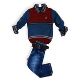  Komplet za bebe 20438, Bordo-plavi | Eponuda.com
