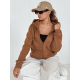 DStreet Bluza damska VICTORIA brązowa u