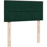 Box spring krevet s madracem tamnozeleni 90x190 cm baršunasti | shoptok.hr