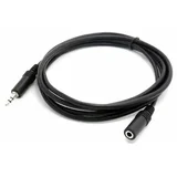 Audio adapter 3.5mm-3.5mm M/F 2.5m