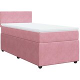 Box spring krevet s madracem ružičasti 80 x 200 cm baršunasti | shoptok.hr