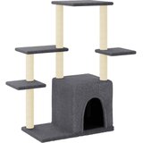  Penjalica za mačke sa stupovima za grebanje tamnosiva 97,5 cm | shoptok.hr