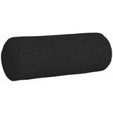 vidaXL valjkasti jastučići 2 pcs crna Ø 25 x 70 cm tkanina | shoptok.hr