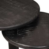  Stolovi za slaganje 3 pcs Bijelo Čvrsto drvo manga | shoptok.hr