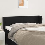 vidaXL Uzglavlje s ušima crni 147x23x78/88 cm od umjetne kože Cijene