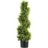 HOMCOM umetna rastlina plastika, kovina Ø16,5 x 90V cm zelena, (5000242197) u