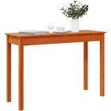vidaXL Konzolni stol voštano smeđi 110x40x75 cm od masivne borovine | shoptok.hr