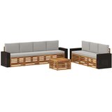  Setovi sofa 8 kom. Čvrsto drvo akacije | shoptok.hr