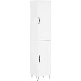 vidaXL Visoka komoda bijeli 34 5x34x180 cm od konstruiranog drva | shoptok.hr