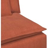  Modularna sofa s jastucima crveno-narančasta | Shoptok.si