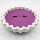 NOBAMO Sveča Lavandna Muza - Bela / Vijolična / Lavandna | Shoptok.si