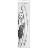 dupli dildo | Crystal Clear 44 cm