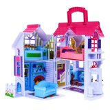  Kućica za lutke s ručkom za nošenje - lila | shoptok.hr